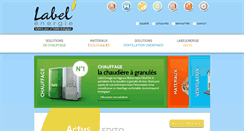 Desktop Screenshot of labelenergie.com